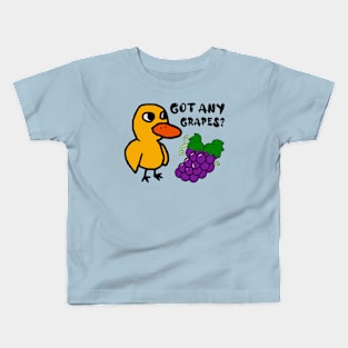 Got Any Grapes Duck Song Kids T-Shirt